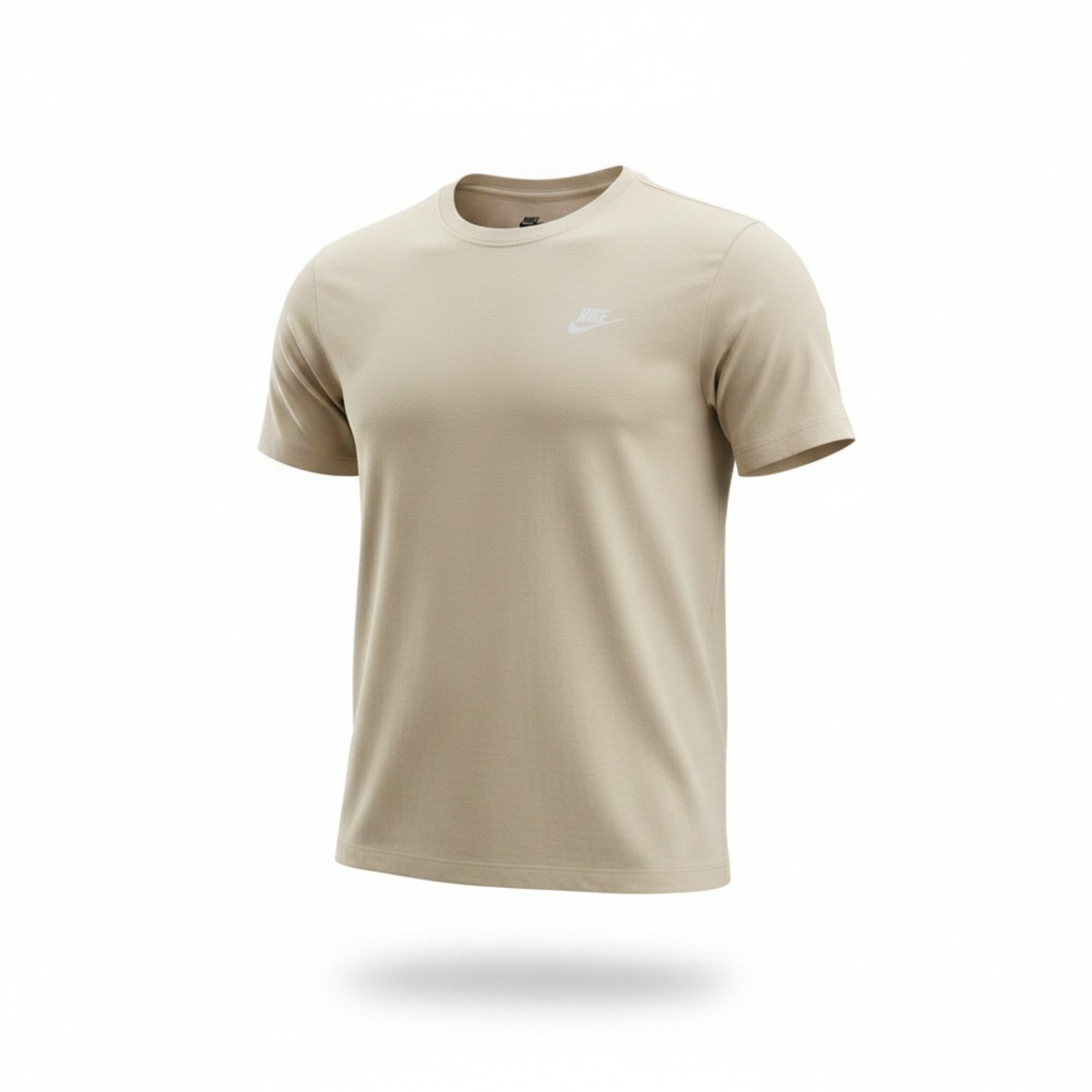 Nike Sportswear Club Men's T-Shirt Parachute Beige White